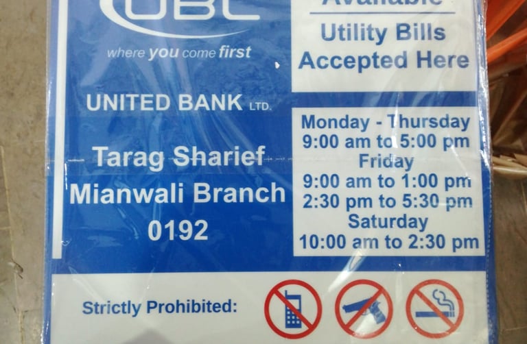 UV printing on acrylic signage