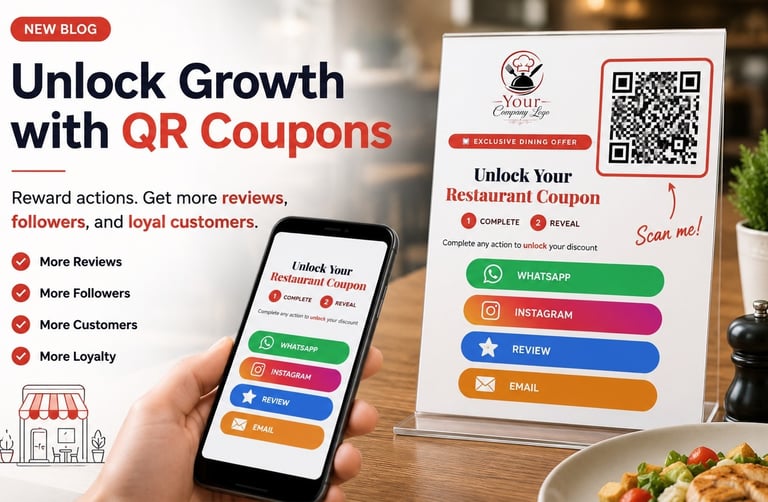 QR code coupon discount generator