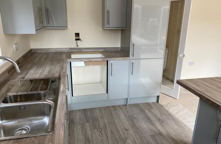 Home extension in Evesham creating new open-plan kitchen and dining area