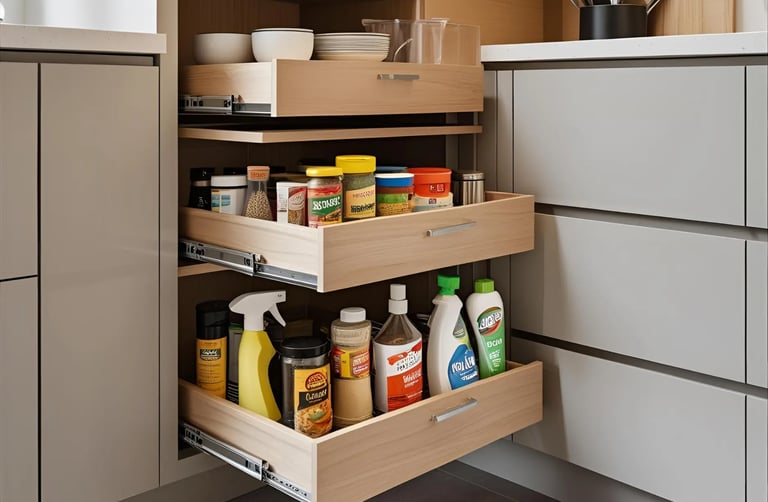 modular kitchen drawers
