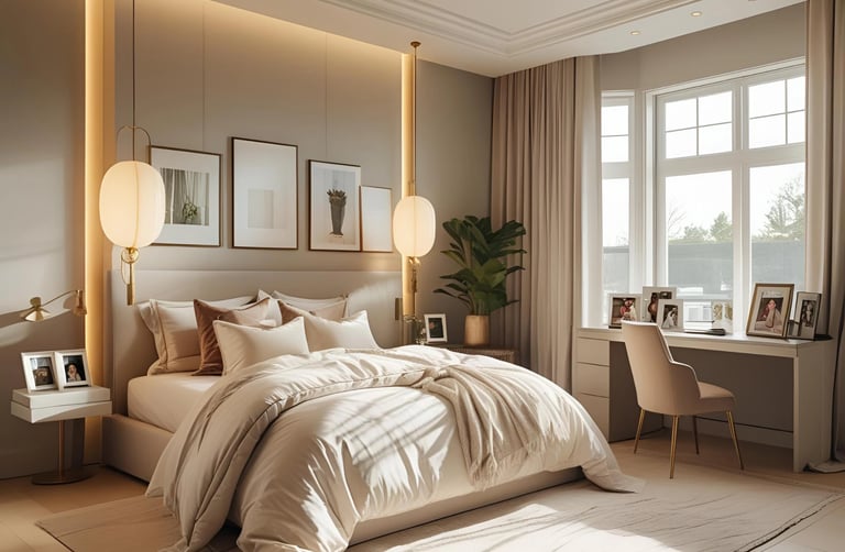 Shahrukh Khan mannat's Bedroom