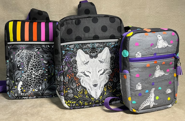 sling-bags, cross-body bags, backpacks