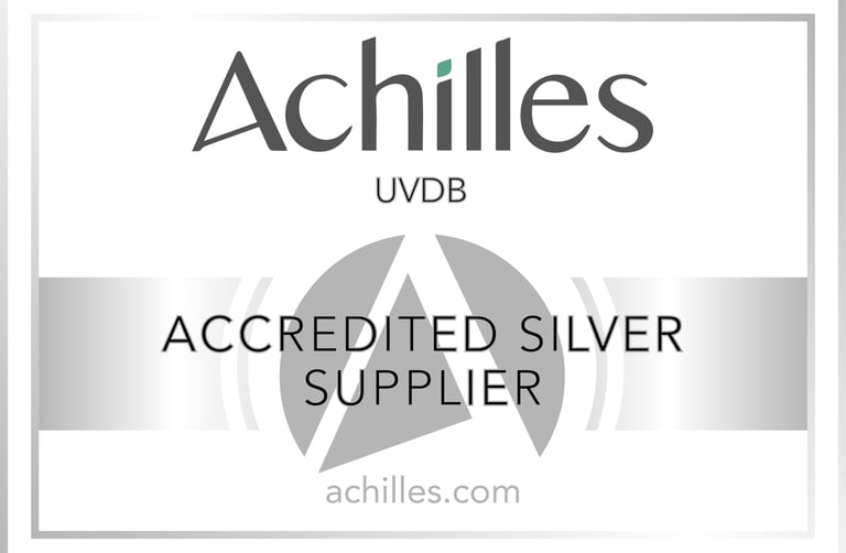 Accredited silver supplier Certificate for Achilles UVDB