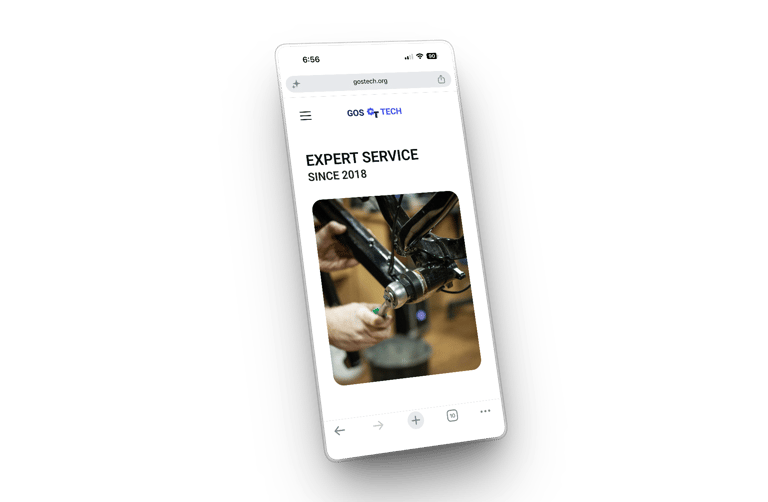 Mockup of mobile preview