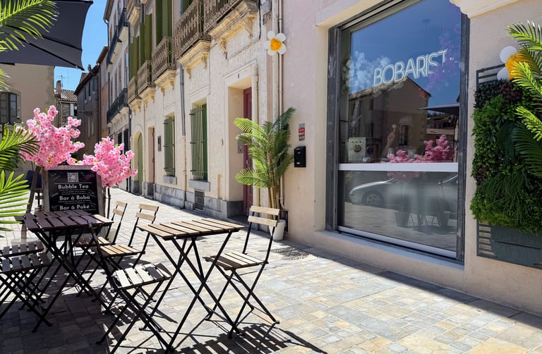 Bobarista Narbonne cookies, coffee shop, poke bowls et matcha bar