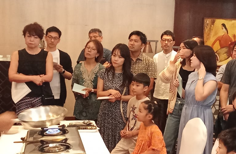 Indo Japanese Association Mumbai conducted the now very popular Cooking demo