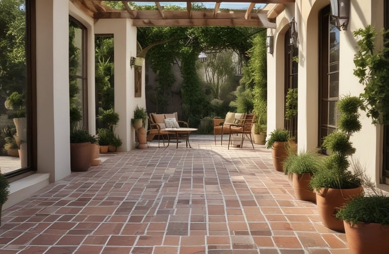 Variety of ceramic tiles arranged in a colorful pattern, emphasizing texture and detail.