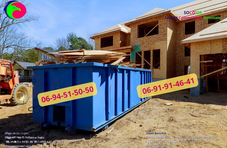 Poubelle Casablanca gestion des déchets 