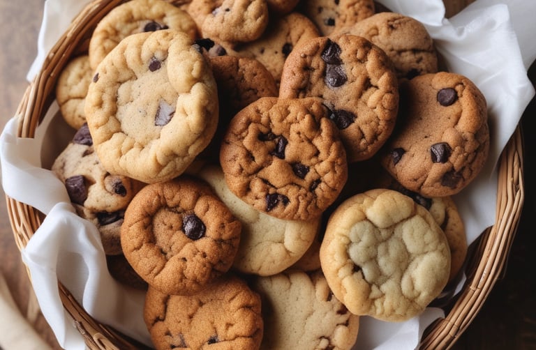 An inviting display of assorted breads from Traxler Home Bakery arranged on a kitchen table.