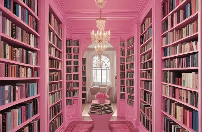 A close-up of a beautifully designed book cover titled 'Reflections from the Pink Prayer Closet.'