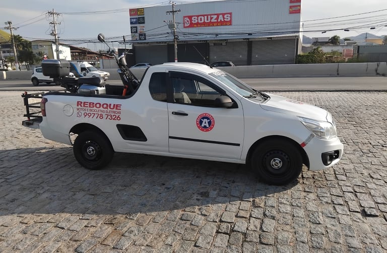 Reboque Niterói bicicleta elétrica 