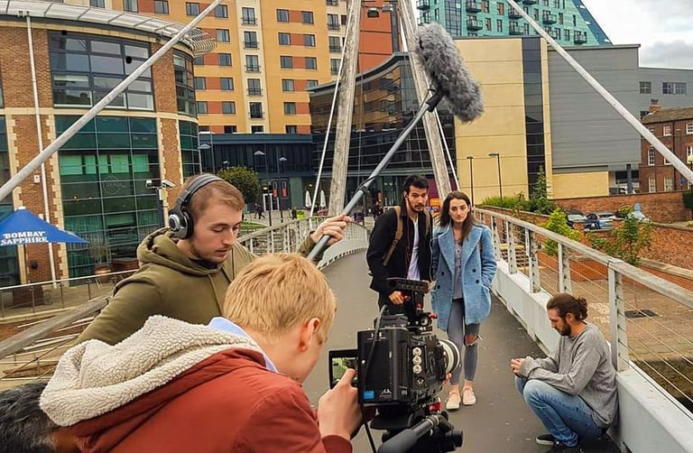 Leeds City Centre Drama Filming 