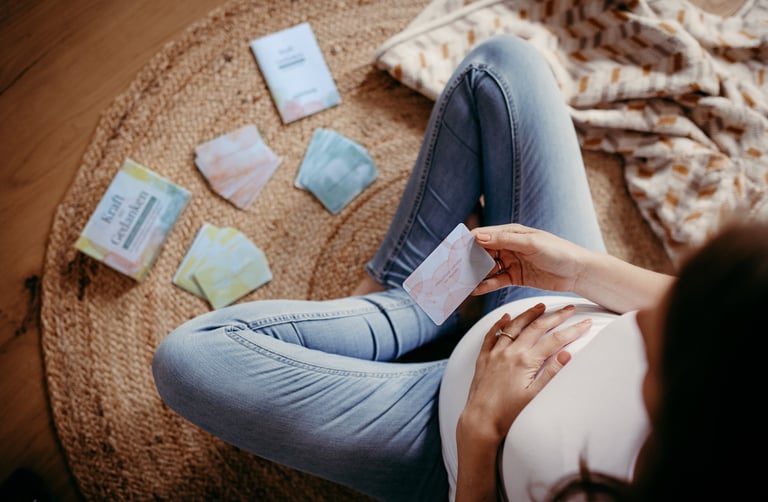 Anwendung von Affirmationskarten im Alltag – Kraft der Gedanken Kartenset