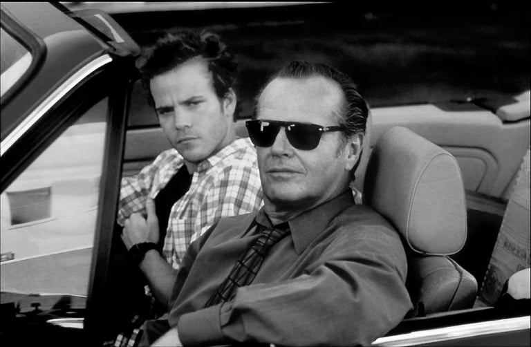 Jack Nicholson, like Peter Pickering, a long time wearer of PERSOL sunglasses