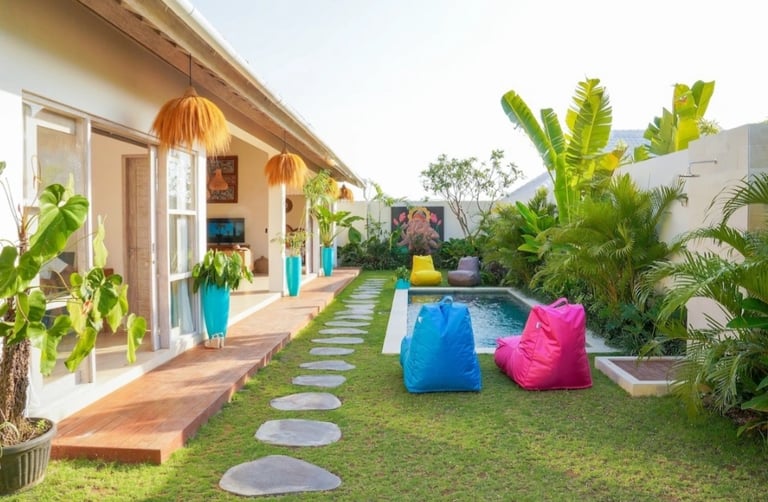 construction of villas in Bali