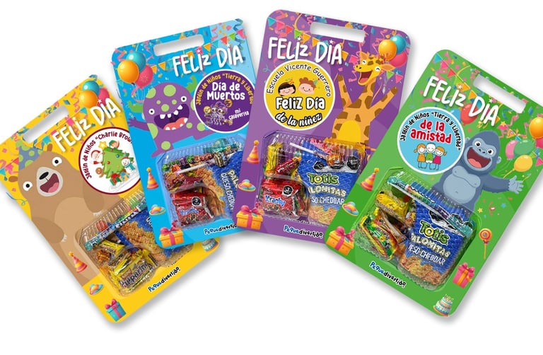 Dulceros Personalizados para Cumpleaños Fiestas Infantiles y Eventos
