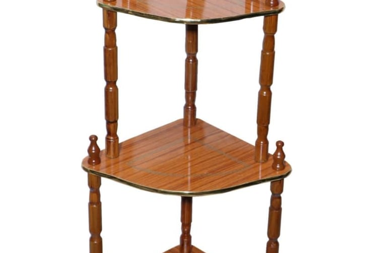 Five stage decorations corner wooden showcasing 
