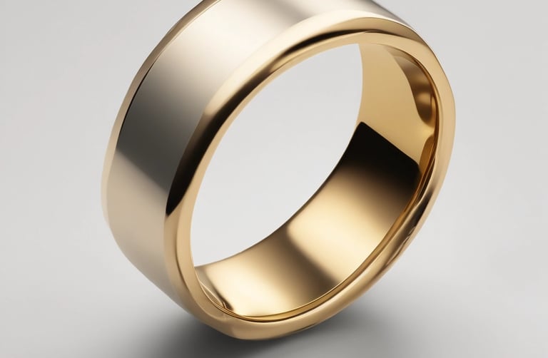 Sophisticated ring presented in an elegant setting.