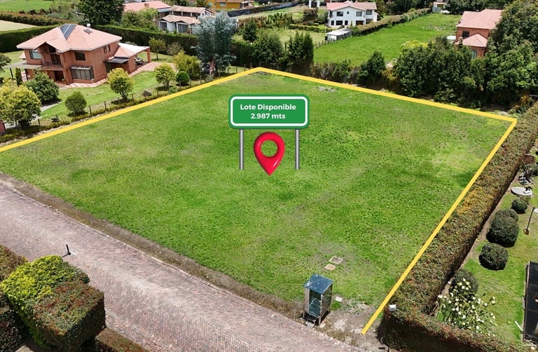 lote campestre en chía en conjunto cerrado