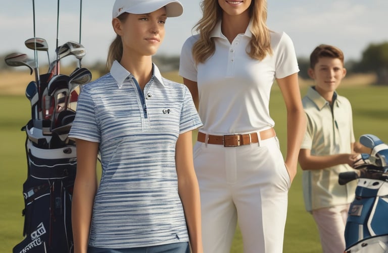 Close-up of a sleek golf glove resting on fresh green grass with morning dew.