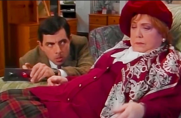 Mr Bean scène coupée : Le fauteuil