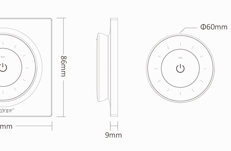 Base magnética inteligente: permite fijar el mando en la pared o superficies metálicas para un acces