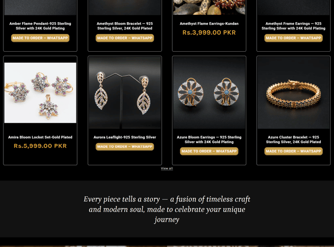 Madiha Jewels Project Image