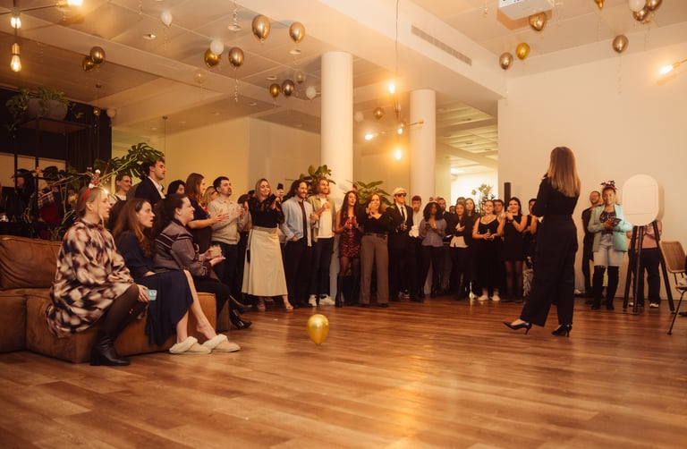 Discours lors d'une soirée d'entreprise