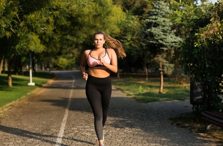 Corrida para emagrecer rápido com queima intensa de calorias