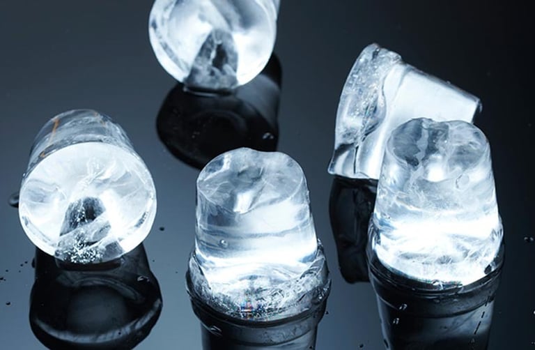 Παγάκια καμπάνα συμπαγή - πάγος