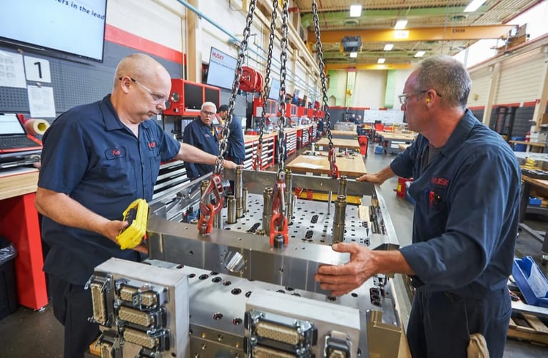 "Alok Plastics team working on injection molding tools in india"