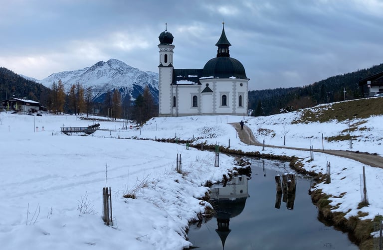 Seefeld am Tyrol in winter