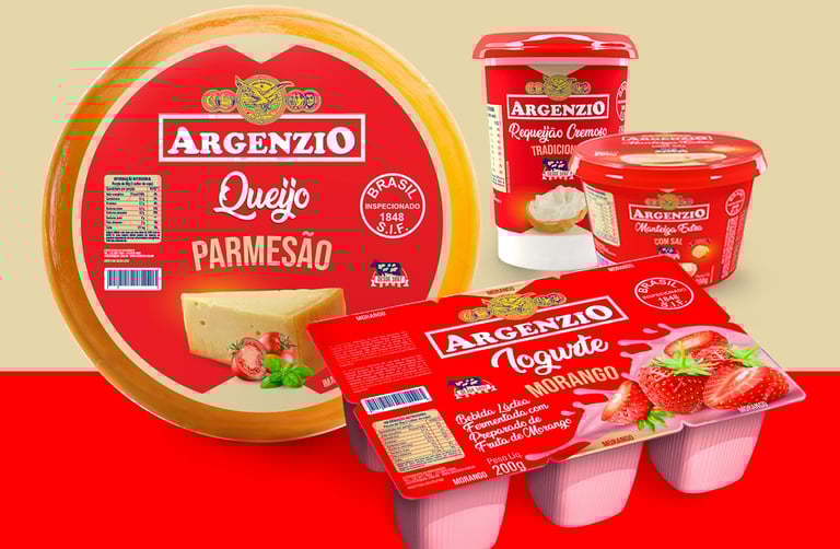 Dairy Products packaging design embalagem laticínios