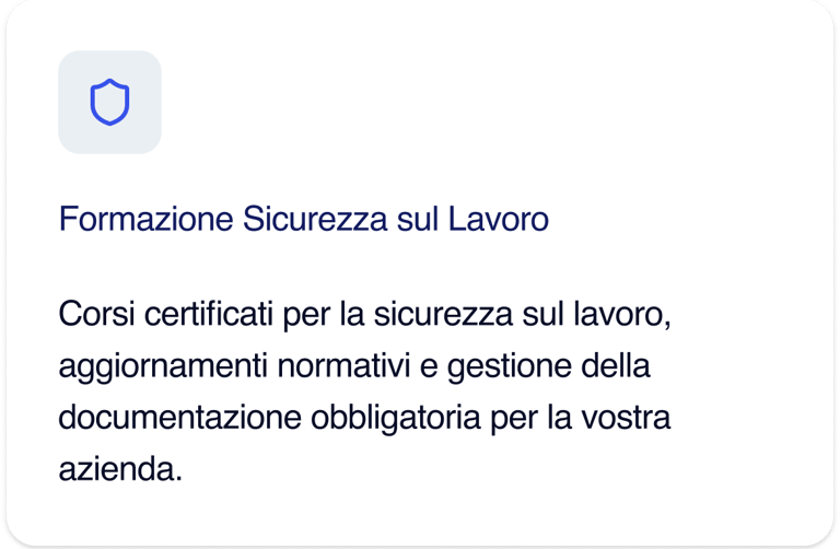 Consulenza sicurezza sul lavoro e sistemi ISO per aziende