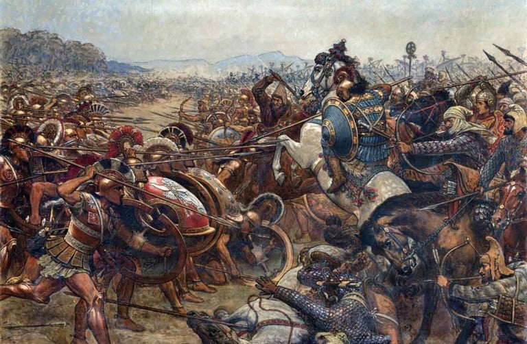 Die Schlacht bei den Thermopylen