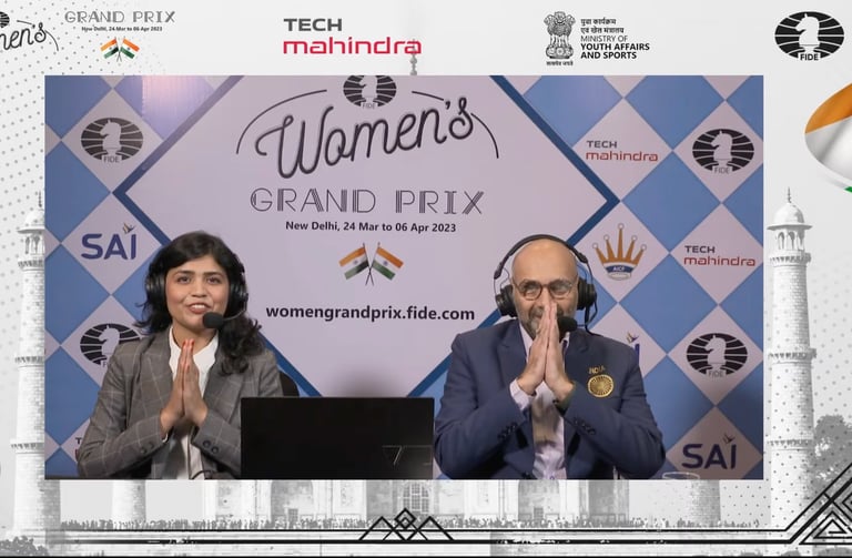 FIDE Chess #FIDEWomenGrandPrix Round 8 