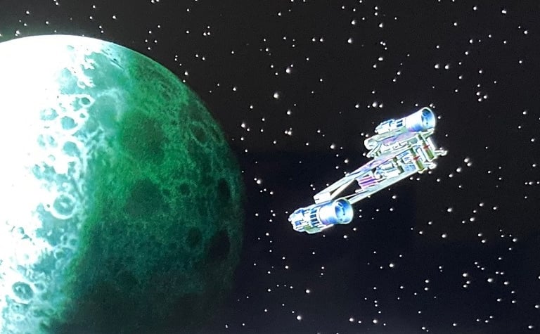 The Last Starfighter - CGI Ship and Planet