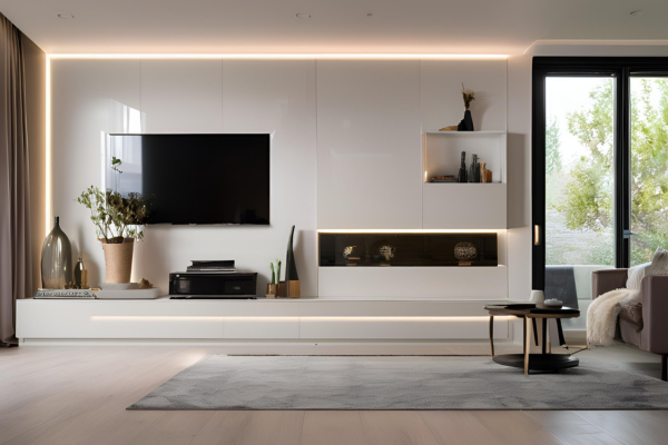 PVC Wall Panel TV Unit
