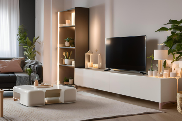 Budget-Friendly PVC TV Unit