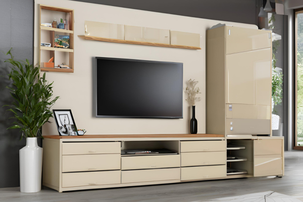 PVC TV Unit with Storage
