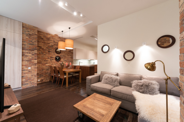 Modern Exposed Brick Wall Design