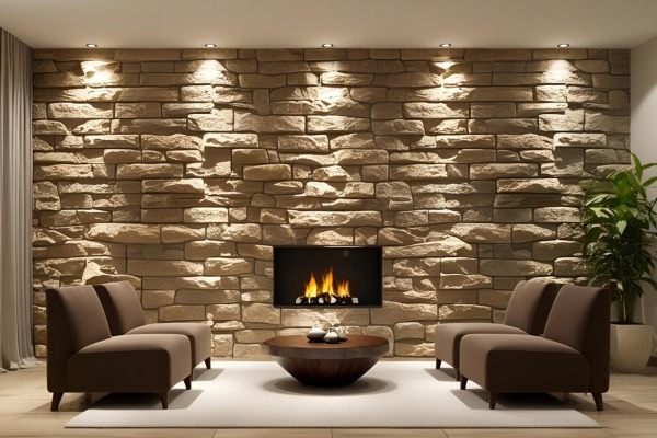 Natural Stone for 3D Design Walls