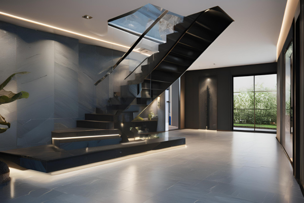 Dark Granite Colour for Staircase