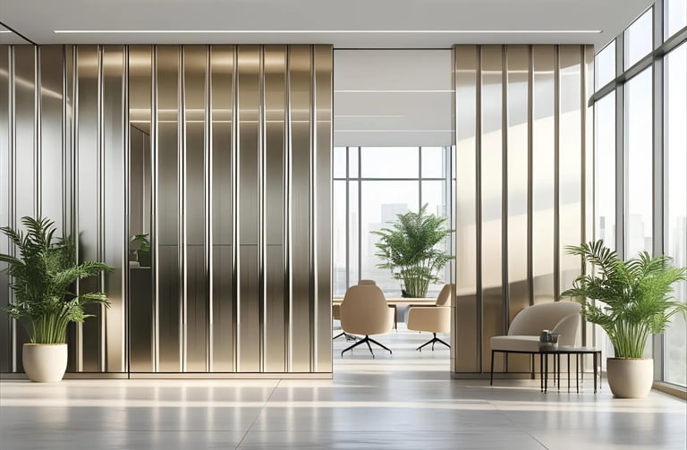 Aluminium partition