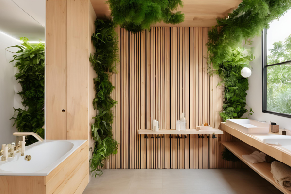Wooden Bathroom Design