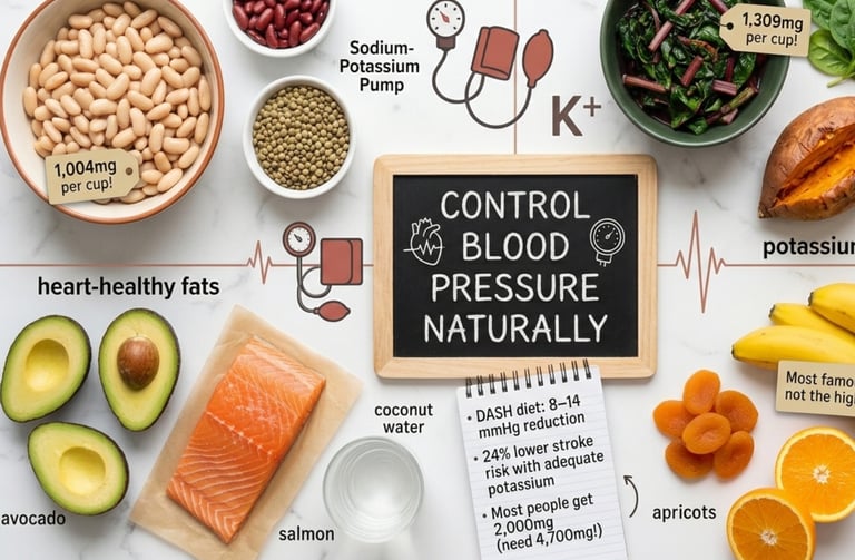 Potassium-Rich Foods: Natural Blood Pressure Control and Heart Health