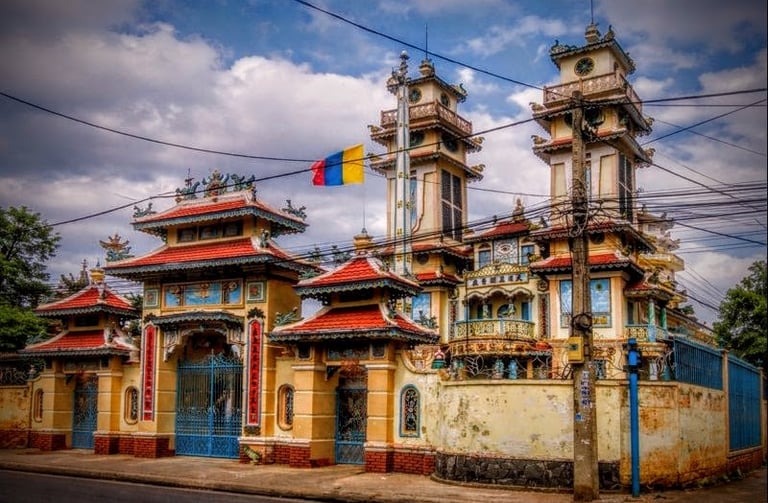 Cao Dai Temple, Dong Nai, Vietnam