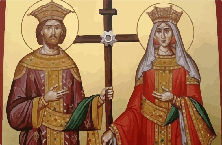 Constantine the Great and Empress Helena