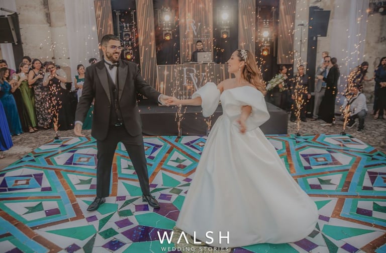 First dance in Antigua wedding