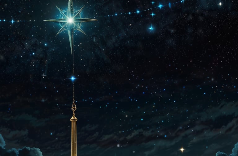 "Meditación gratis de Navidad con sabiduría cabalística y péndulo hebreo para un espíritu renovado."